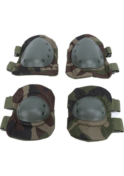 4 Parça Diz ve Dirsek Koruyucu Ped Yeşil Renkli Dizlik Dirsek Koruyucu Kayış Seti Mühendislik Bakımı Için (Yurt Dışından)