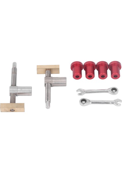 19MM Ahşap Işleme Masaüstü Klipsi Paslanmaz Çelik Pirinç Durdurma Tezgahı Köpek Kelepçesi Tezgah Hızlı Sabit Klips Kırmızı Tezgah Köpek (Yurt Dışından)