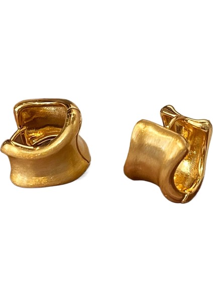 Niş Tasarım Metal Saplama Küpeler Moda Vintage Basit Moda Küpeler (Yurt Dışından)