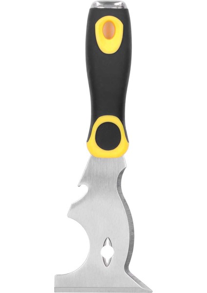 Çok Işlevli Macun Bıçağı Kalınlaştırılmış Bıçak Paslanmaz Çelik Boya Sökücü Kazıyıcı Alet Kaymaz Saplı 7,5 Cm/3 Inç (Yurt Dışından)