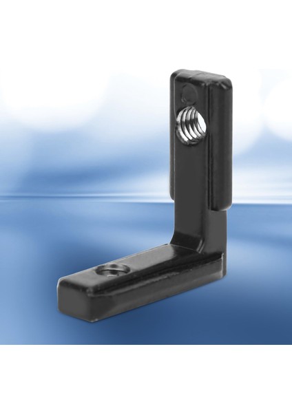 10 Adet T Yuvası L Şekli Karbon Çelik Iç Köşe Bağlantı Parçası Bağlantı Braketi Siyah (2020) (Yurt Dışından) modelleri