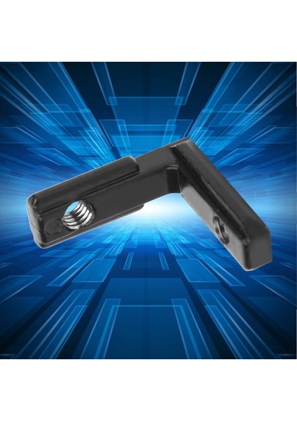 10 Adet T Yuvası L Şekli Karbon Çelik Iç Köşe Bağlantı Parçası Bağlantı Braketi Siyah (2020) (Yurt Dışından) fırsatları