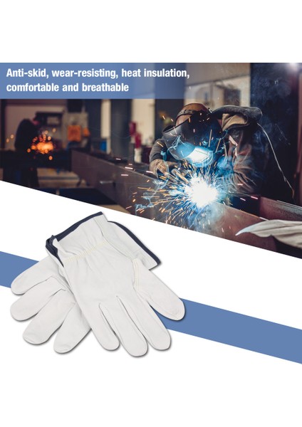 Süper Yumuşak Yangına Dayanıklı Tahıl Koyun Derisi Eldiven Tıg Kaynak Eldiveni (Yurt Dışından) indirimleri