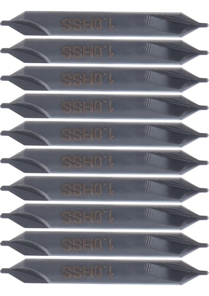 10 Adet Merkez Matkap Ucu Hss Atype Kalıp Paslanmaz Çelik Allground Spiral Konumlandırma 1mm (Yurt Dışından) modelleri