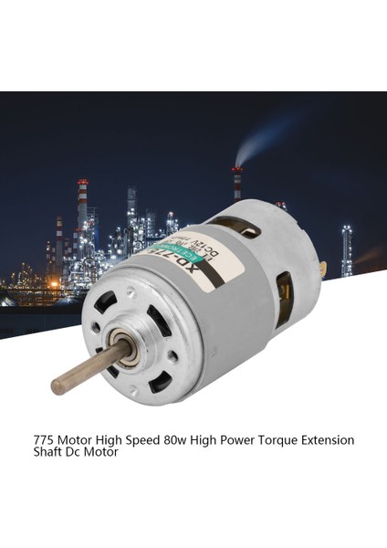 775 Motor Yüksek Hız 80W Yüksek Güç Tork Uzatma Şaftı Dc Motor (12V10000RPM) (Yurt Dışından) fırsatları