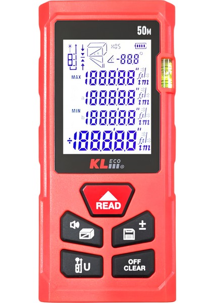 KE50LM 50 Metre Lazer Mesafe Ölçer/lazer Metre