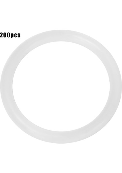 200 Adet Silikon O Ring Su Geçirmez 22X2MM Beyaz Sızdırmazlık Contası Contalama Rondelası Sızdırmazlık Amaçlı (Yurt Dışından)