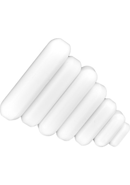 7 Adet Manyetik Karıştırıcı Mikser Tip C Karıştırma Çubukları Laboratuvar Ptfe Karıştırma Çubuğu (Yurt Dışından)