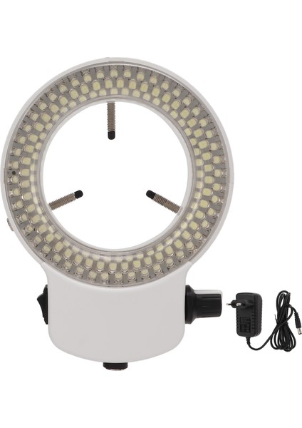 144 LED Halka Işık Ayarlanabilir Lamba Stereo Mikroskop Endüstriyel Kamera Için (Yurt Dışından)