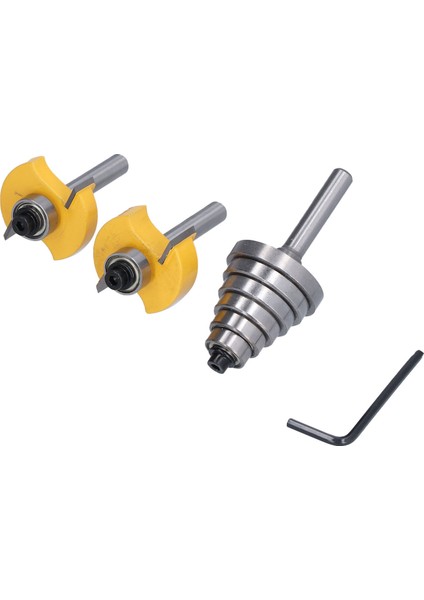 Freze Ucu 1/4in Saplı Çok Yivli 6 Adet Rulmanlı 1/8in 1/4in 5/16IN 3/8in 7/16IN 1/2in (Yurt Dışından) fırsatları