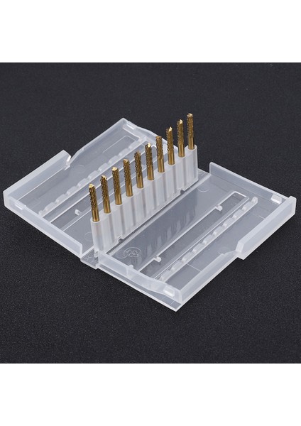 10 Adet 3.175MM Karbür Uçlu Freze 1/8" Saplı Titanyum Kaplamalı Cnc Pcb Gravür Ucu (Yurt Dışından) indirimleri