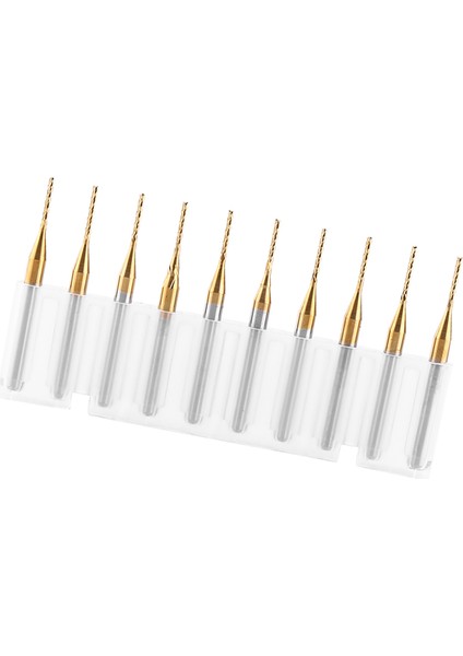 10 Adet Titanyum Kaplama Tungsten Karbür Uçlu Freze Gravür Uçları Freze Kesici 3.175MMX1MM (Yurt Dışından) fiyatları