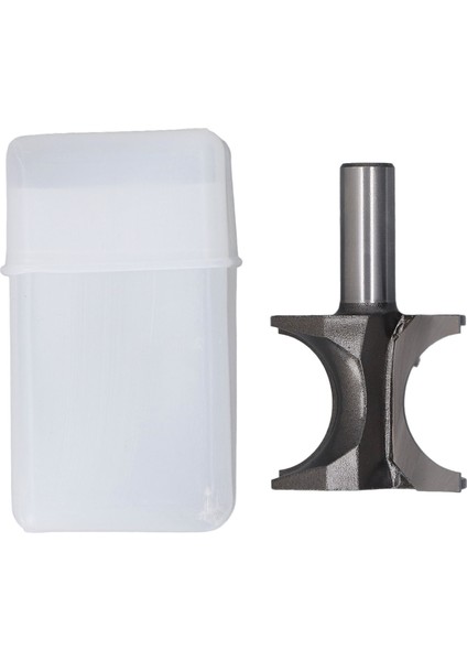 Boğa Burunlu Freze Ucu 1/2in Sap 1 1/4in Boncuk Çapı Tungsten Çelik Yarım Yuvarlak Rulmanlı Freze Ucu Ahşap Işçiliği Için (Yurt Dışından)