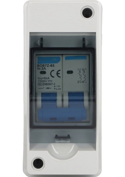 Dc Kesme Anahtarı 3A 1000V Minyatür Devre Kesici IP65 Su Geçirmez Dağıtım Kutusu Güneş Paneli Pv Sistemi Için (Yurt Dışından) fiyatları