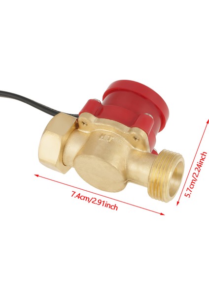 1 Adet Ht-60 220V 0.5A G3/4"-3/4" Dişli Su Pompası Akış Sensörü Anahtarı (Yurt Dışından)