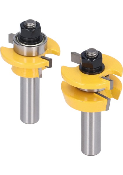 2 Adet/takım Stile Ray Freze Ucu Karbon Çelik Alaşımlı Dolap Kapı Sallayıcı Ağaç Işleme Freze Kesici 1/2in Sap (Yurt Dışından) fiyatları