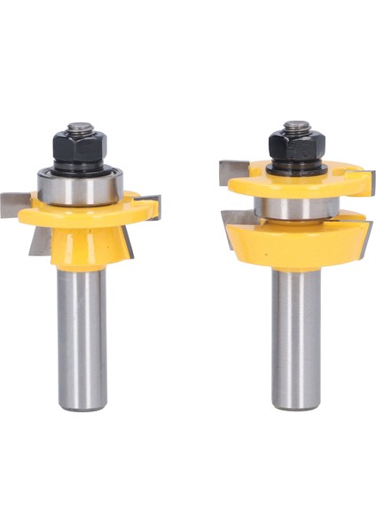 2 Adet/takım Stile Ray Freze Ucu Karbon Çelik Alaşımlı Dolap Kapı Sallayıcı Ağaç Işleme Freze Kesici 1/2in Sap (Yurt Dışından) fırsatları