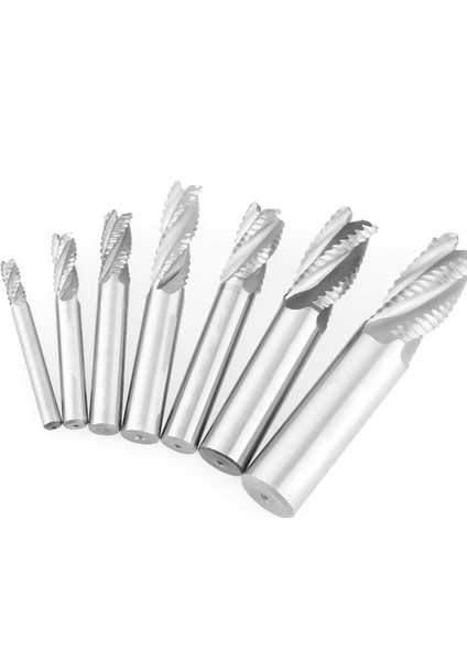 7 Adet/takım 4 Flüt 6-20MM Hss Uç Freze Freze Ucu Kaba Talaş Kırıcı Freze Kesici (Yurt Dışından) fırsatları