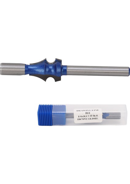 Köşe Boncuk Freze Ucu Tungsten Çelik Alaşımlı 1/4xr3 Ahşap Işleme Için Boncuk Freze Ucu (Yurt Dışından)