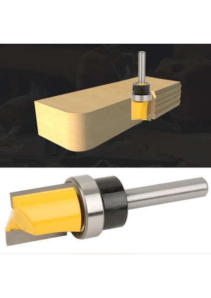 1/4in Shank Rulmanlı Gömme Trim Ağaç Işleme Freze Ucu Freze Kesici Marangoz Aleti 1/4X3/4X20 (Yurt Dışından) fiyatları