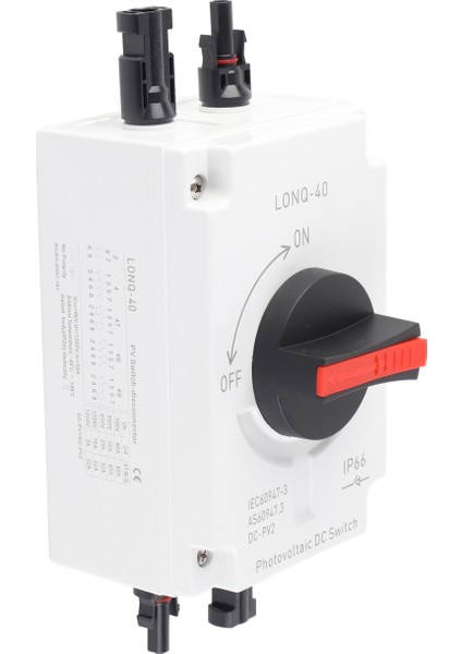 Fotovoltaik Dc Izolatör Güneş Enerjili Anahtar IP66 Su Geçirmez Yalıtımlı Anahtar Güneş Enerjili Rv 1200V Dc 32A 4p Sigorta Korumalı (Yurt Dışından) fırsatları