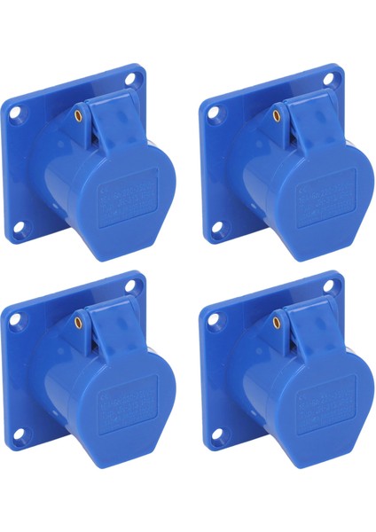 4 Set Endüstriyel Soket 3 Pin 16A IP44 Su Geçirmez Gizli Priz 220‑250V Güç Için (Yurt Dışından)