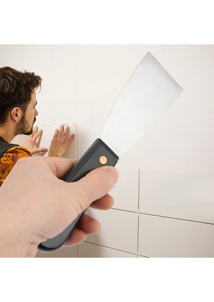 Gri Bıçak Kazıyıcı Duvar Kağıdı Boya Küreği Paslanmaz Çelik Macun Bıçağı Bıçak Yumuşak Kavrama Sapı (Yurt Dışından) modelleri