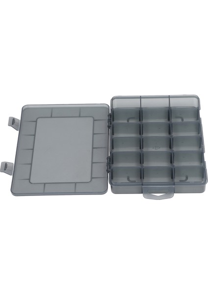 Çok Bölmeli Parça Kutusu Çıkarılabilir Bölücü Şeffaf Plastik 18 Izgara Donanım Saklama Kutusu Mücevher Için Küçük (Yurt Dışından) fiyatları