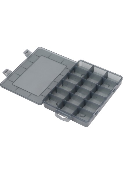 Çok Bölmeli Parça Kutusu Çıkarılabilir Bölücü Şeffaf Plastik 18 Izgara Donanım Saklama Kutusu Mücevher Için Küçük (Yurt Dışından) modelleri