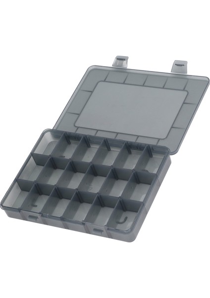 Çok Bölmeli Parça Kutusu Çıkarılabilir Bölücü Şeffaf Plastik 18 Izgara Donanım Saklama Kutusu Mücevher Için Küçük (Yurt Dışından) fırsatları