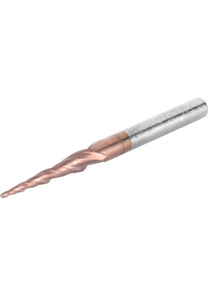 Konik Küresel Burunlu Uç Freze Cnc Freze Uçları Araçları Antik Pirinç Kaplamalı 2 Flüt R0.5X20.5XD4X50 (Yurt Dışından) modelleri