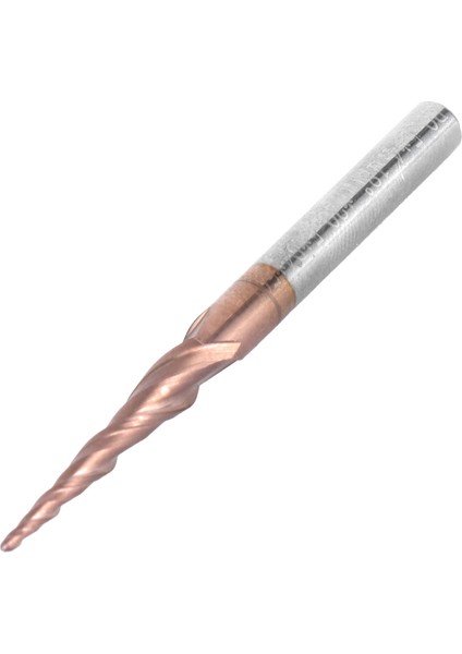 Konik Küresel Burunlu Uç Freze Cnc Freze Uçları Araçları Antik Pirinç Kaplamalı 2 Flüt R0.5X20.5XD4X50 (Yurt Dışından) indirimleri