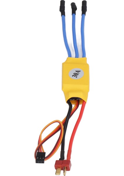Fırçasız Motor Esc 30A Yüksek Rpm Çoklu Koruma Otomatik Gaz Kelebeği Adaptasyonu Fırçasız Motor Elektrikli Hız Kontrol Cihazı (Yurt Dışından)