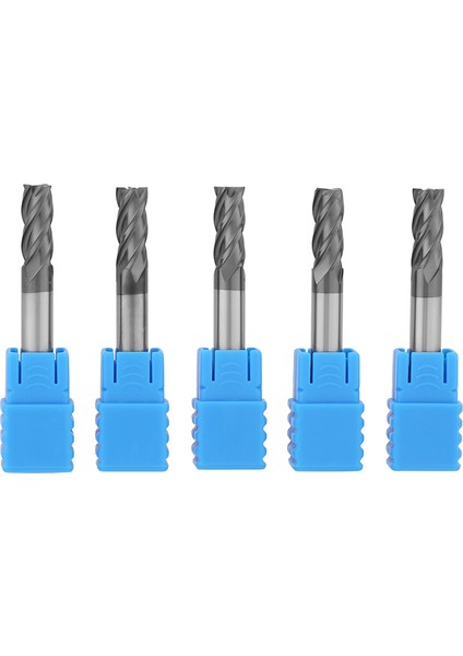 5 Adet Tungsten Karbür 4 Kanallı Uçlu Freze Cnc Freze Kesici 6mm Çap x 50MM Uzunluk (Yurt Dışından)