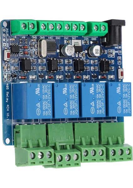 4 Kanallı Röle Modülü 12V Yüksek Doğruluklu Anahtar Girişi RS485/TTL Iletişimi Için (Yurt Dışından) modelleri