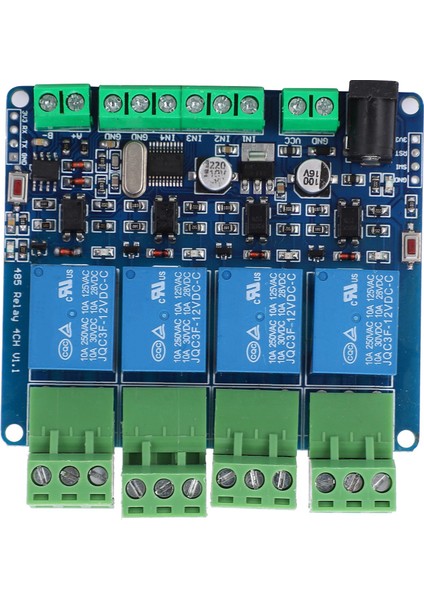 4 Kanallı Röle Modülü 12V Yüksek Doğruluklu Anahtar Girişi RS485/TTL Iletişimi Için (Yurt Dışından) fırsatları