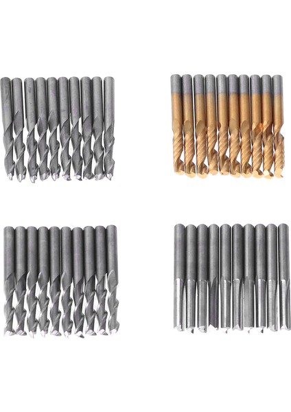 40 Adet/takım Freze Kesici 1/8in Sap Freze Uçları Ağaç Işleme Cnc Kesici Freze Oyma Ucu Seti LXD0LX40PCC (Yurt Dışından) modelleri