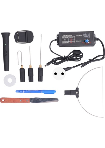 4'ü 1 Arada Elektrikli Köpük Kesici Voltaj Kontrol Cihazı Sıcak Tel Köpük Levha Kesme Makinesi Seti 27W Ac 100‑240V Ab Fişi (Yurt Dışından)