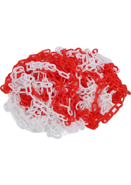 Trafik Zincirleri 6mm Çap Abs 25M Uzunluğunda Bahçeler Otoparklar Yol Kontrolü Için Güvenlik Bariyerleri Bağlantıları Kırmızı ve Beyaz (Yurt Dışından) modelleri