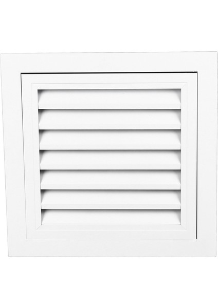 Gable Havalandırma 35X35CM Dış Boyut 29.5X29.5CM Iç Boyut Duvar Havalandırma Kapağı Alüminyum Alaşımlı Ekranlı (Yurt Dışından)