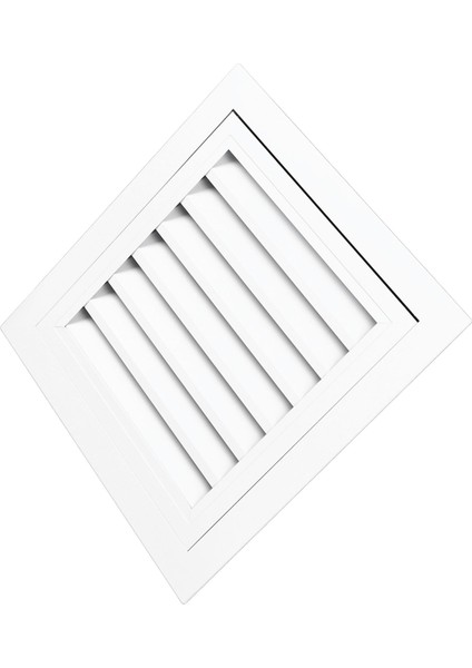 Gable Havalandırma 35X35CM Dış Boyut 29.5X29.5CM Iç Boyut Duvar Havalandırma Kapağı Alüminyum Alaşımlı Ekranlı (Yurt Dışından) fiyatları