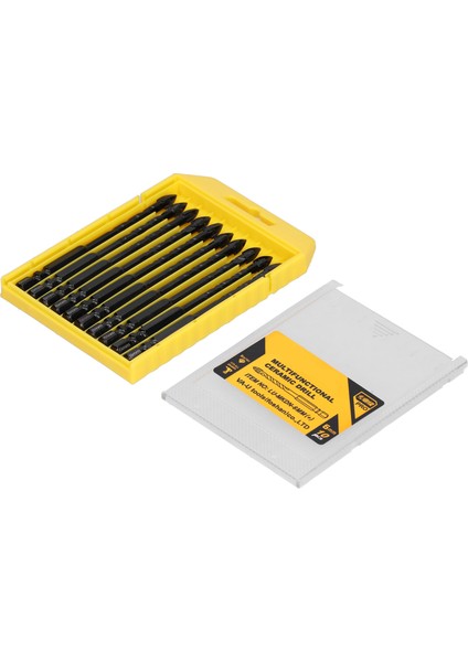 10 Adet Matkap Ucu Siyah Çapraz Açı Mızrak Ucu Altıgen Saplı Beton Seramik Matkap Ucu Fayans Tuğla Cam Plastik Ahşap (Yurt Dışından) fiyatları