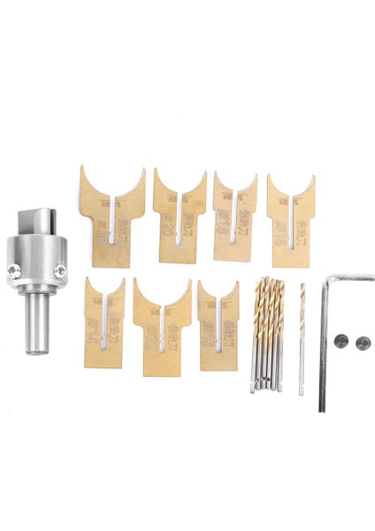 18 Adet/takım Ahşap Boncuk Üreticisi Matkap Ucu Freze Kesici Takımı Abanoz Gül Ağacı Için Ağaç Işleme Aleti (Yurt Dışından)