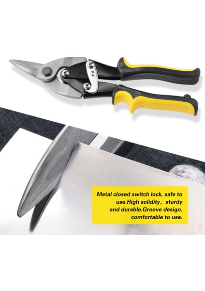 Havacılık Makası Sol Kesim Ofset Havacılık Teneke Kesme Makası Demir Sac Için (TU-2100C) (Yurt Dışından) modelleri