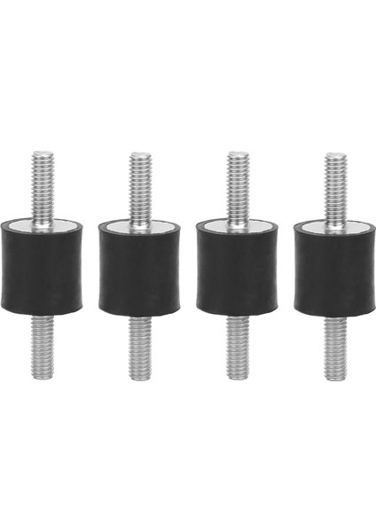 4 Adet M6 Kauçuk Bağlantı Elemanları Erkek Anti Titreşim Silentblock Araba Tekne Bobinleri (VV20*20 M6*18) (Yurt Dışından)