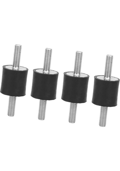 4 Adet M6 Kauçuk Bağlantı Elemanları Erkek Anti Titreşim Silentblock Araba Tekne Bobinleri (VV20*20 M6*18) (Yurt Dışından)