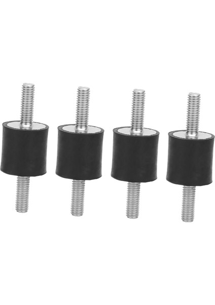 4 Adet M6 Kauçuk Bağlantı Elemanları Erkek Anti Titreşim Silentblock Araba Tekne Bobinleri (VV20*20 M6*18) (Yurt Dışından)