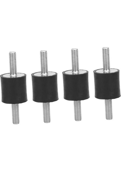 4 Adet M6 Kauçuk Bağlantı Elemanları Erkek Anti Titreşim Silentblock Araba Tekne Bobinleri (VV20*20 M6*18) (Yurt Dışından)
