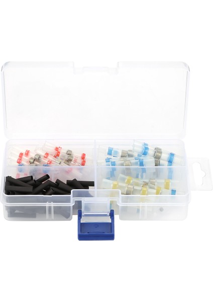 100 Adet Isı Büzüşmeli Boru Kovanı Schrumpfschlauch Tel Kablo Sıkma Terminalleri Konnektörü (Yurt Dışından) fiyatları