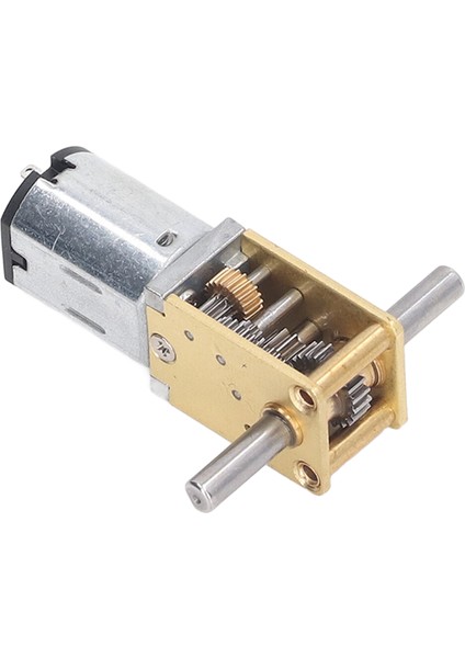 Çift Şaftlı Sonsuz Dişli Motoru Yüksek Torsiyon Fırça Hızı Azaltma Motoru Sabitleme Montajı ile DC3V 15RPM (Yurt Dışından) indirimleri